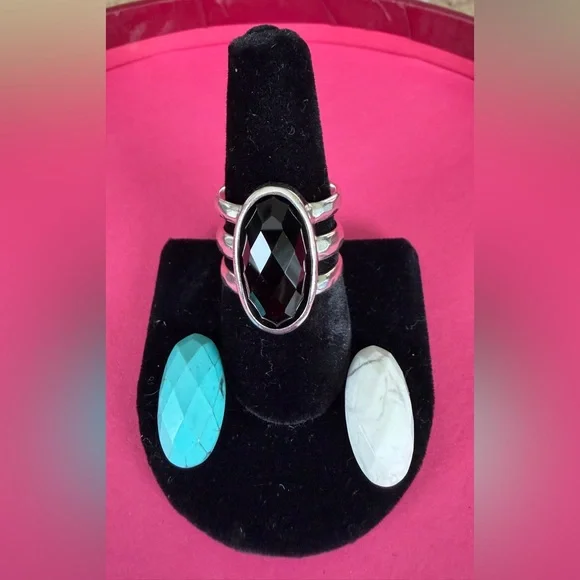 Silpada CHANGE OF ART Ring R3062 .925 Sterling Silver_ Size 9_Wear 3 Ways - Picture 6 of 9